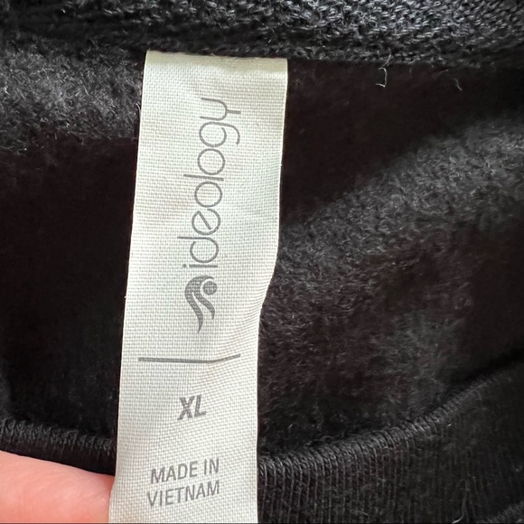 Id Ideology Women's Fleece Black Sweatshirt, Created for Macy's XL - Picture 6 of 10
